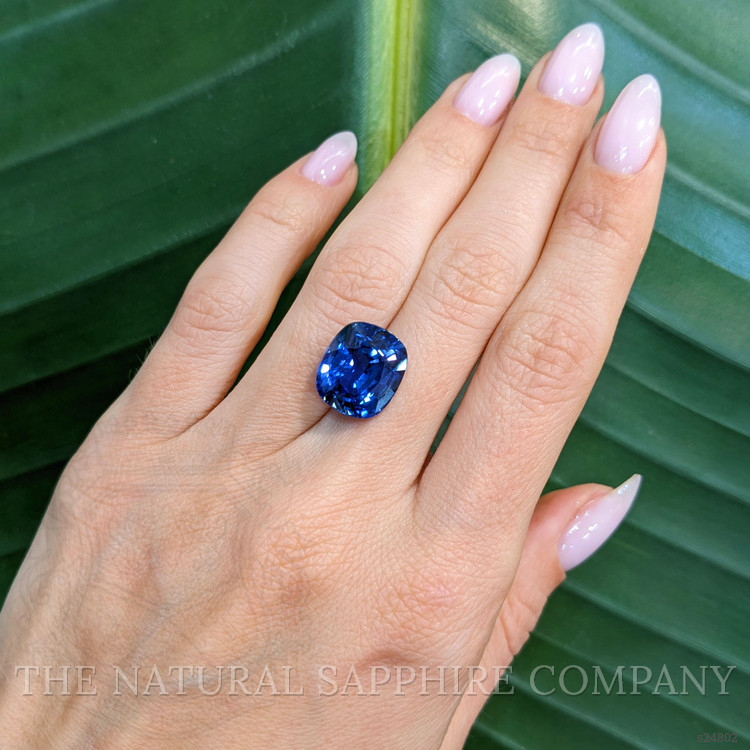 11.28 Ct. Blue Sapphire from Ceylon (Sri Lanka)