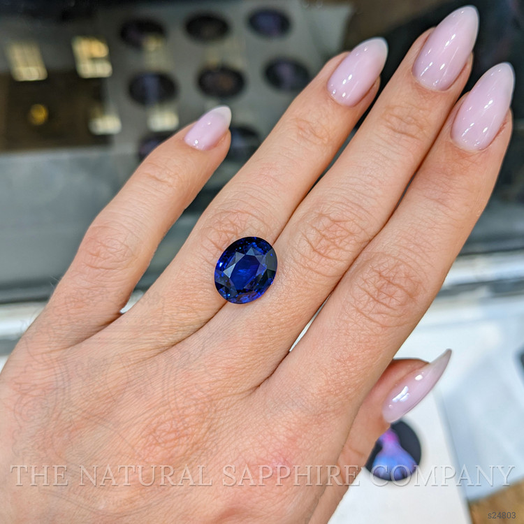 8.96 Ct. Blue Sapphire from Ceylon (Sri Lanka)