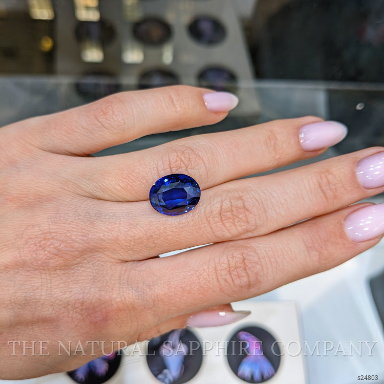 8.96 Ct. Blue Sapphire from Ceylon (Sri Lanka)
