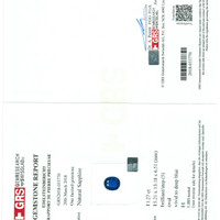 11.27 Ct. Blue Sapphire from Madagascar Scan Report