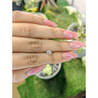 0.55 Ct. White Sapphire from Ceylon (Sri Lanka) Life Style