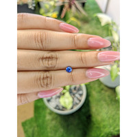 0.46 Ct. Blue Sapphire from Ceylon (Sri Lanka) Life Style