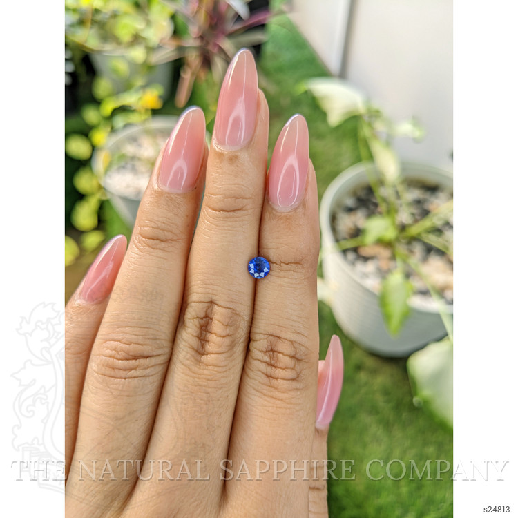0.46 Ct. Blue Sapphire from Ceylon (Sri Lanka)