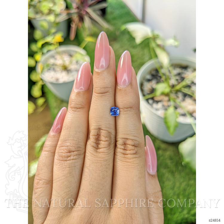 0.60 Ct. Blue Sapphire from Ceylon (Sri Lanka)