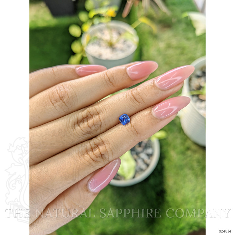 0.60 Ct. Blue Sapphire from Ceylon (Sri Lanka)