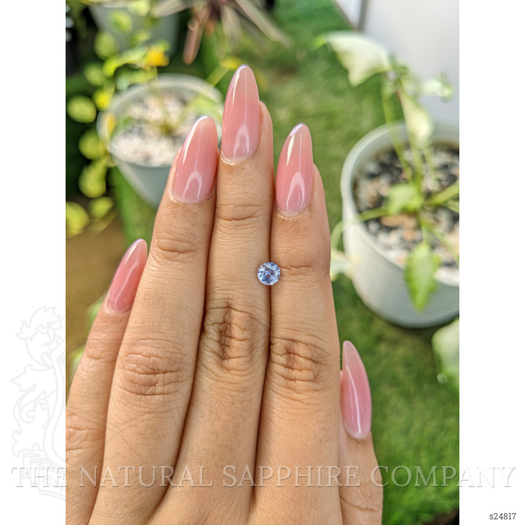 0.61 Ct. Blue Sapphire from Ceylon (Sri Lanka)