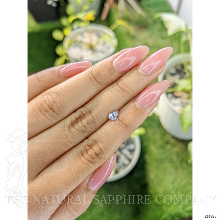 0.51 Ct. Blue Sapphire from Ceylon (Sri Lanka)