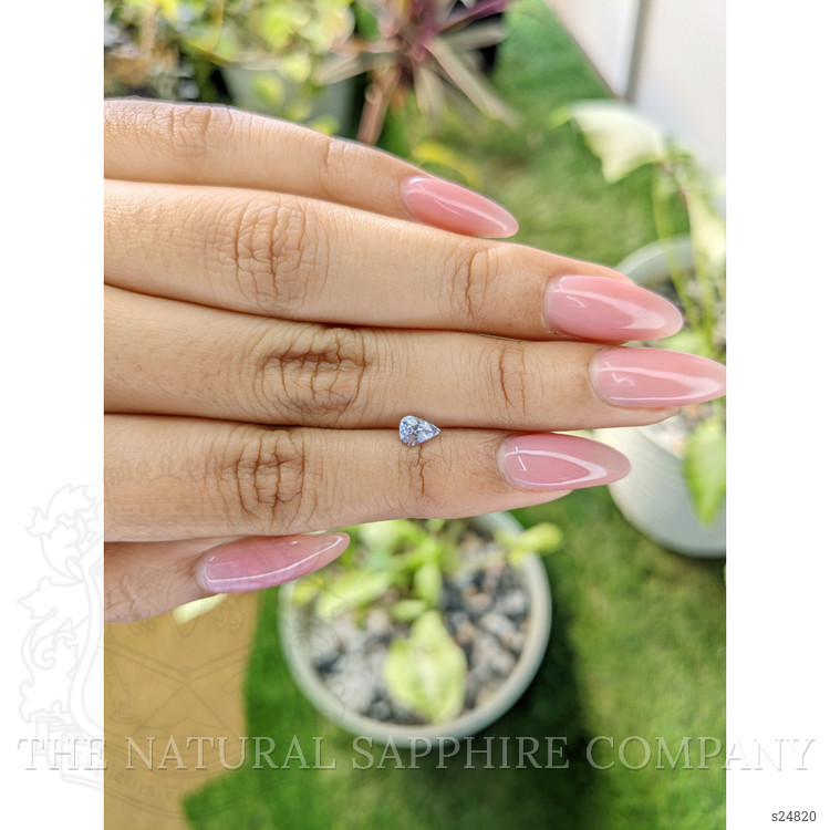 0.51 Ct. Blue Sapphire from Ceylon (Sri Lanka)