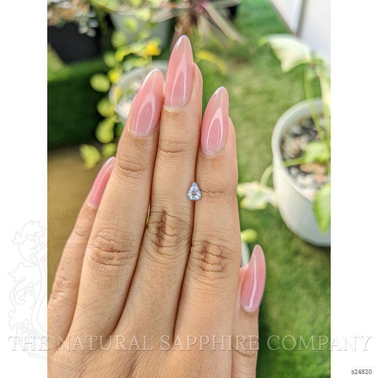 0.51 Ct. Blue Sapphire from Ceylon (Sri Lanka)