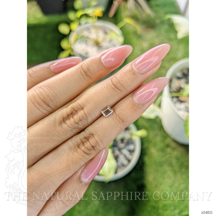 0.56 Ct. Brown Sapphire from Ceylon (Sri Lanka)