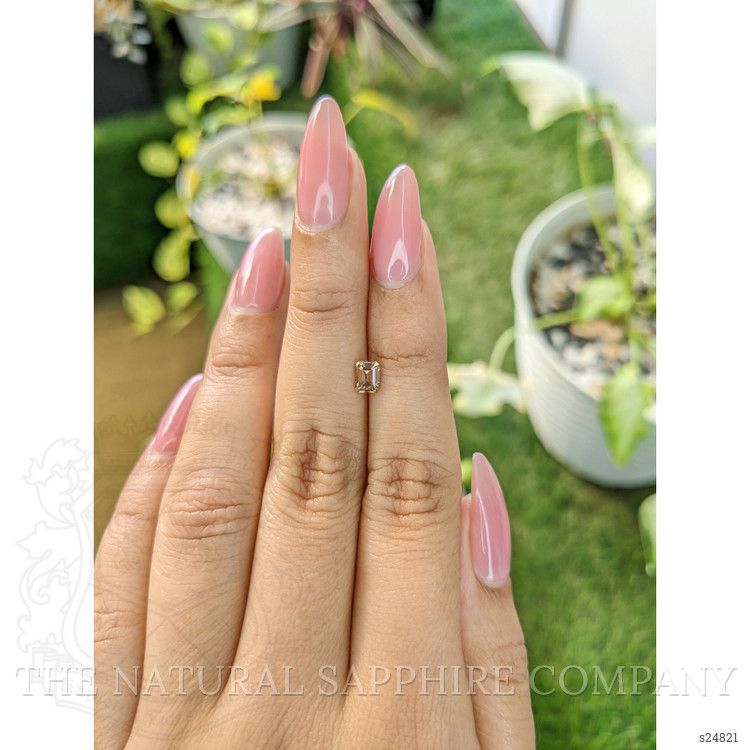 0.56 Ct. Brown Sapphire from Ceylon (Sri Lanka)