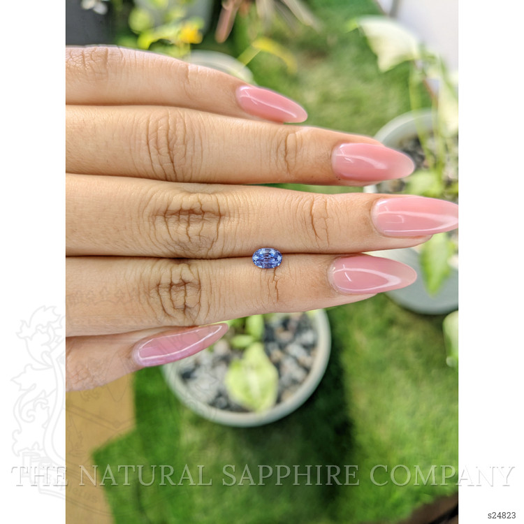 0.62 Ct. Violet Sapphire from Ceylon (Sri Lanka)