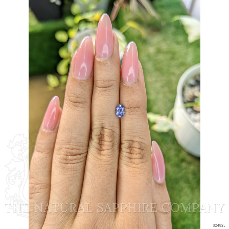 0.62 Ct. Violet Sapphire from Ceylon (Sri Lanka)