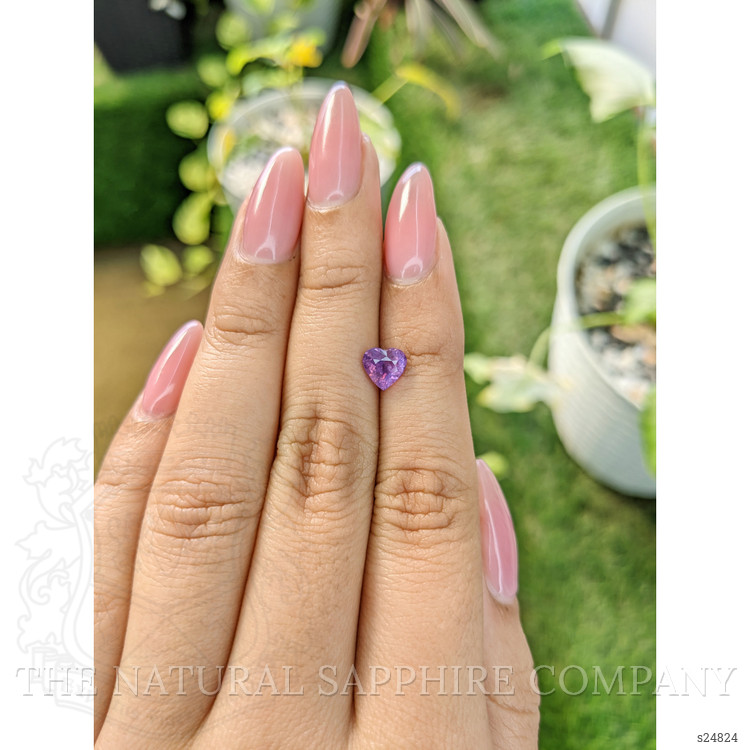 1.26 Ct. Pinkish Purple Sapphire from Ceylon (Sri Lanka)