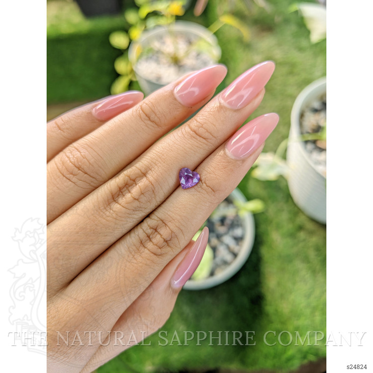 1.26 Ct. Pinkish Purple Sapphire from Ceylon (Sri Lanka)