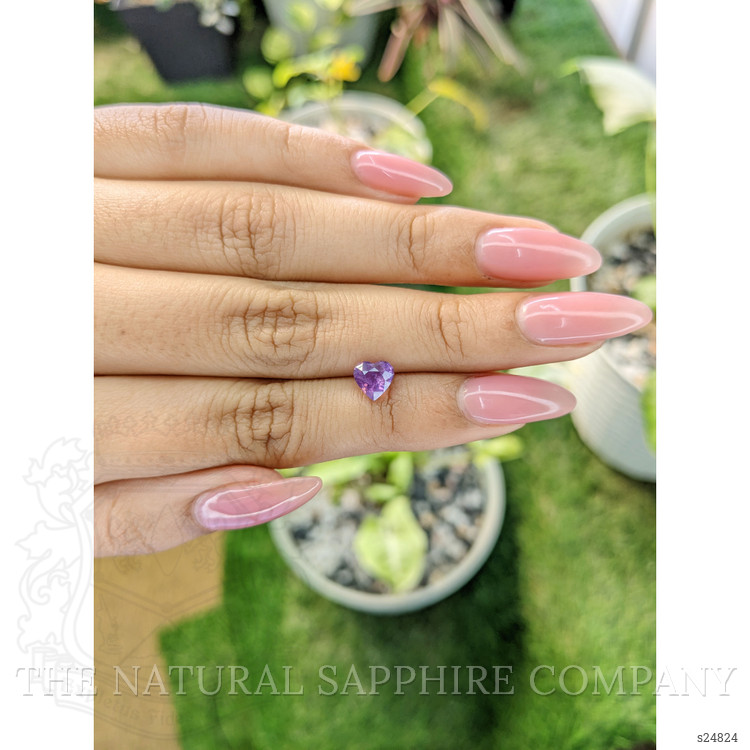 1.26 Ct. Pinkish Purple Sapphire from Ceylon (Sri Lanka)