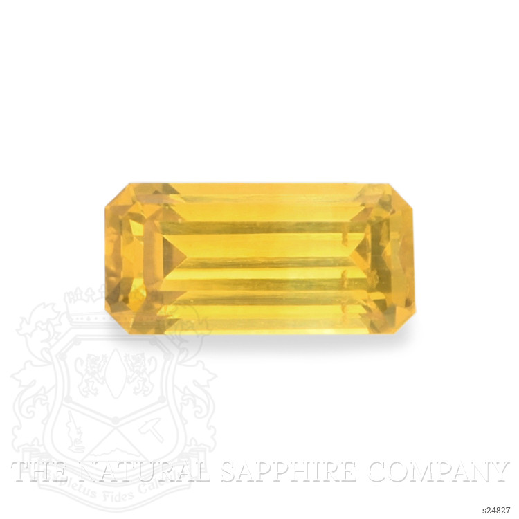 0.89 Ct. Yellowish Orange Sapphire from Ceylon (Sri Lanka)