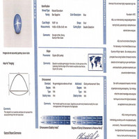 18.97 Ct. Blue Star Sapphire from Ceylon (Sri Lanka) Scan Report