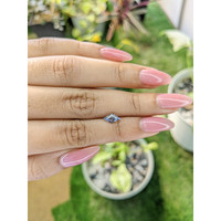 0.97 Ct. Bi Color Sapphire from Ceylon (Sri Lanka) Life Style