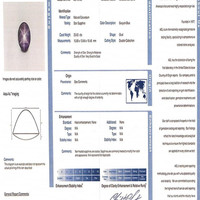 23.63 Ct. Greyish Blue Star Sapphire from Ceylon (Sri Lanka) Scan Report