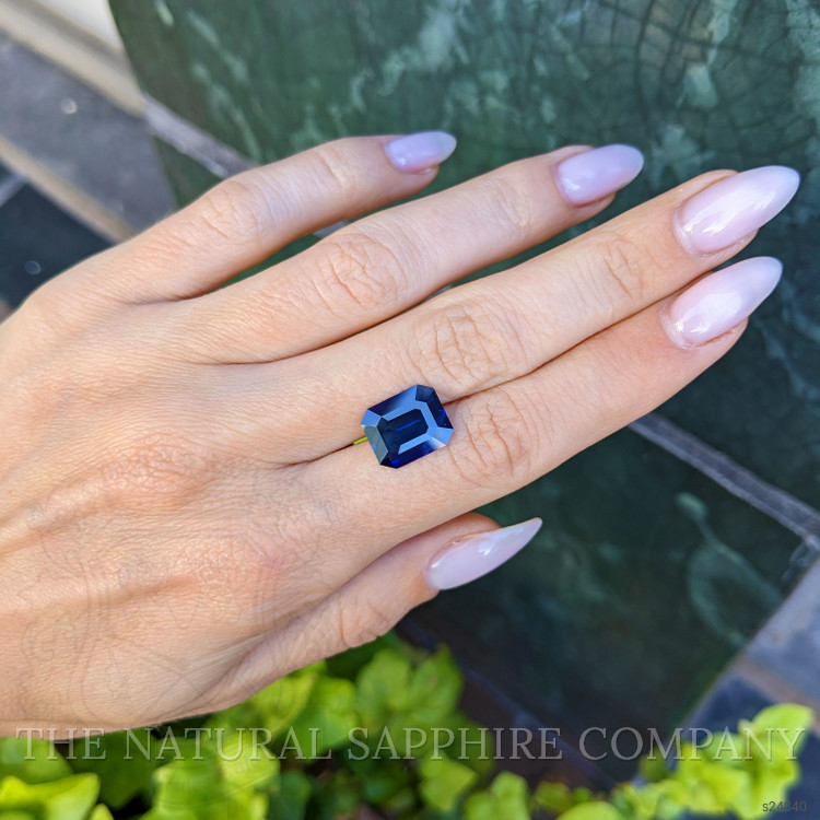 5.05 Ct. Blue Sapphire from Ceylon (Sri Lanka)
