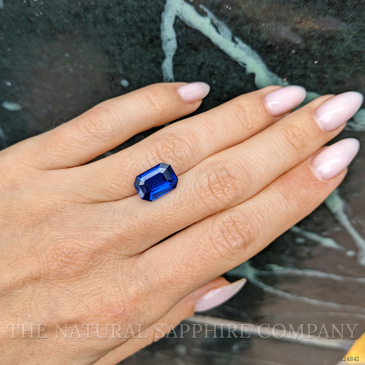 5.03 Ct. Blue Sapphire from Ceylon (Sri Lanka)