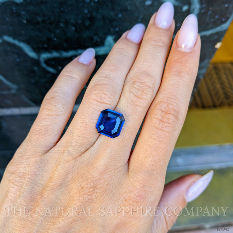 5.36 Ct. Blue Sapphire from Ceylon (Sri Lanka)