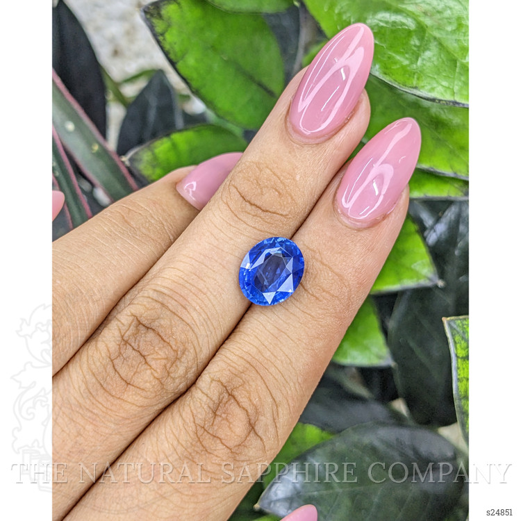 5.06 Ct. Blue Sapphire from Ceylon (Sri Lanka)