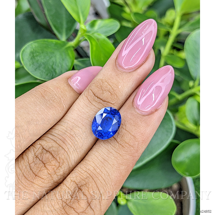 6.28 Ct. Blue Sapphire from Ceylon (Sri Lanka)