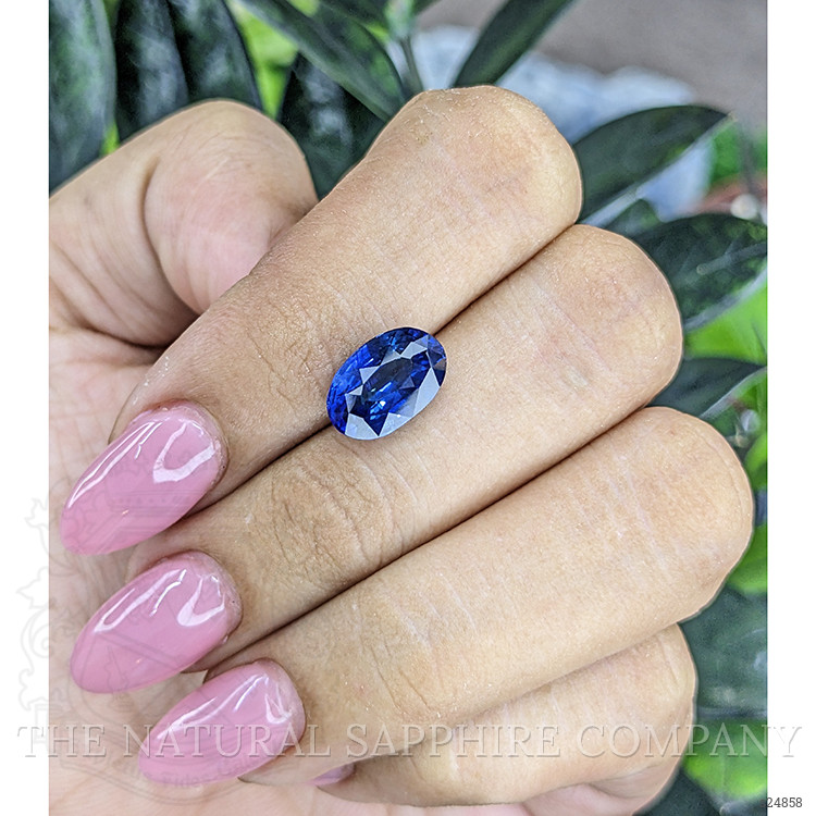 4.56 Ct. Blue Sapphire from Ceylon (Sri Lanka)