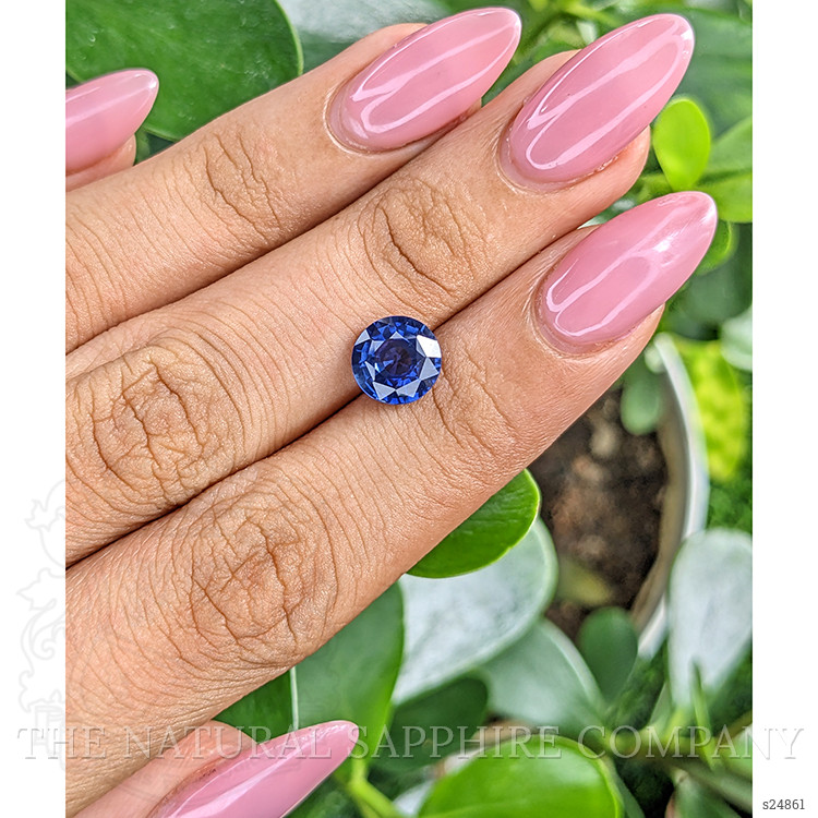 2.55 Ct. Blue Sapphire from Ceylon (Sri Lanka)