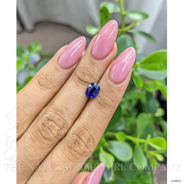 2.02 Ct. Blue Sapphire from Ceylon (Sri Lanka)