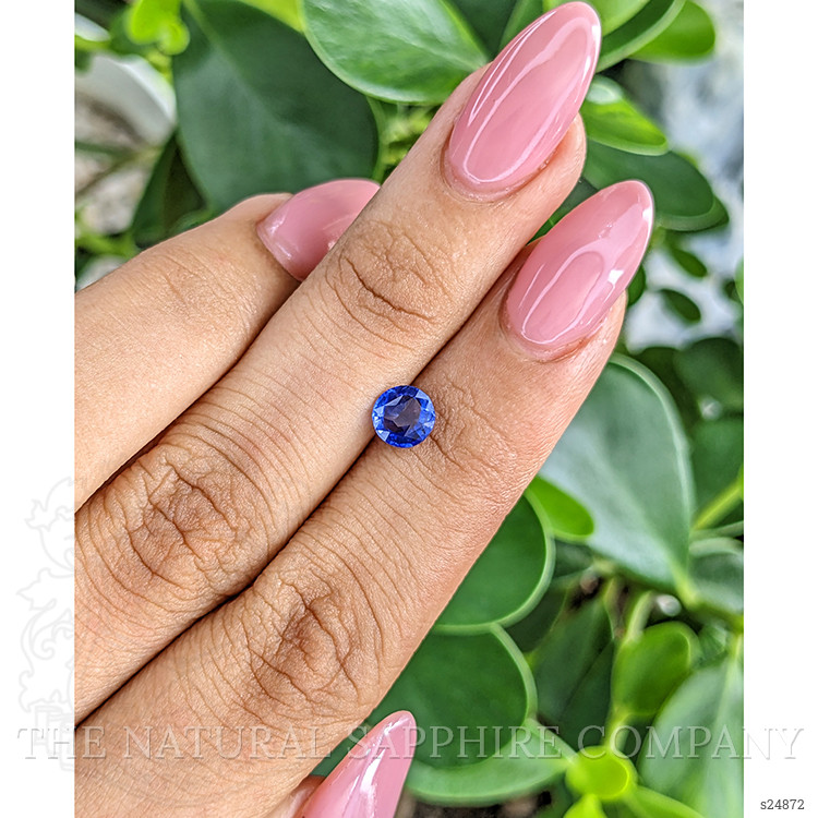 0.90 Ct. Blue Sapphire from Ceylon (Sri Lanka)