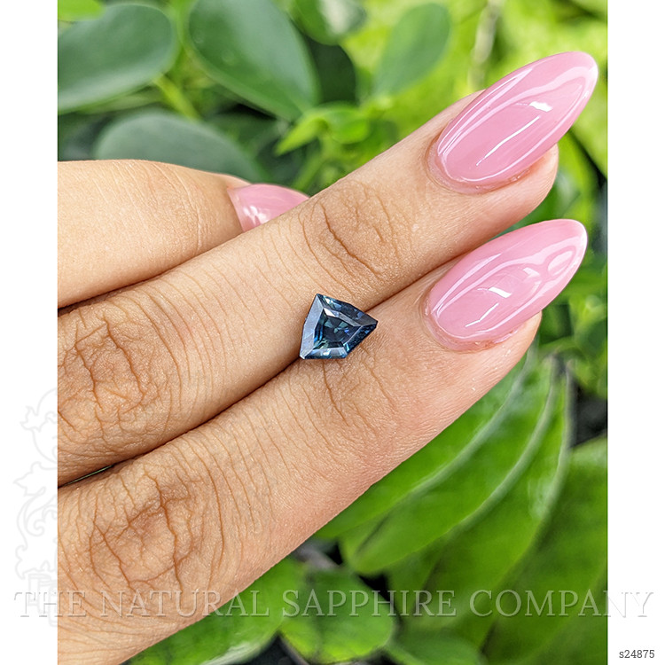 1.61 Ct. Greenish Blue Sapphire from Madagascar
