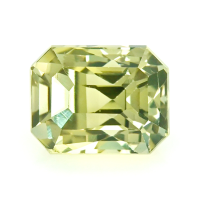 0.99 Ct. Greenish Yellow Sapphire from Madagascar Video