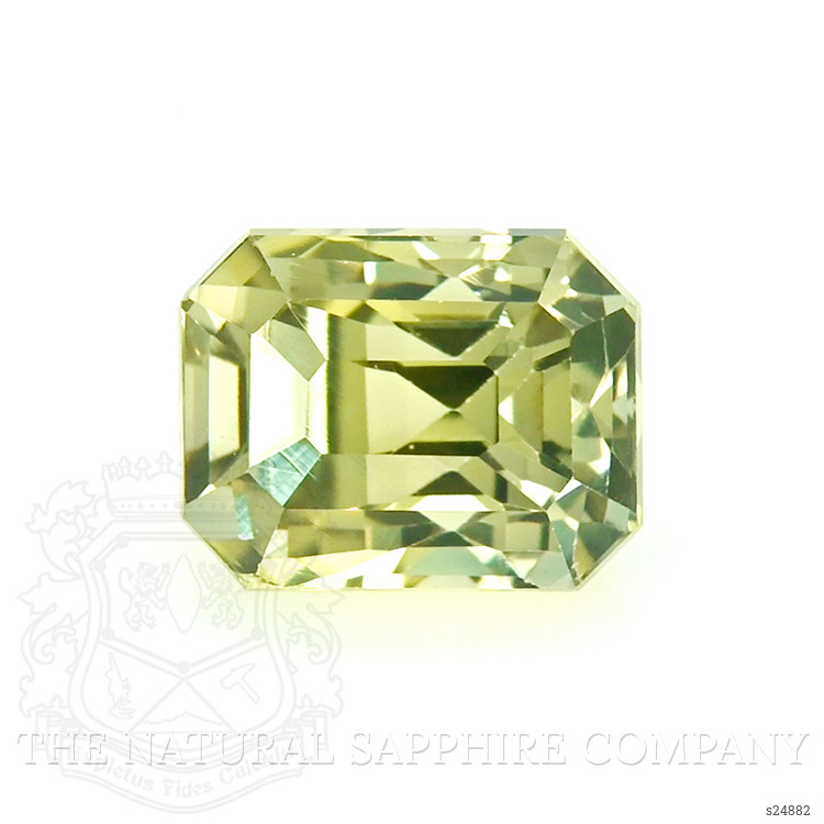 0.99 Ct. Greenish Yellow Sapphire from Madagascar