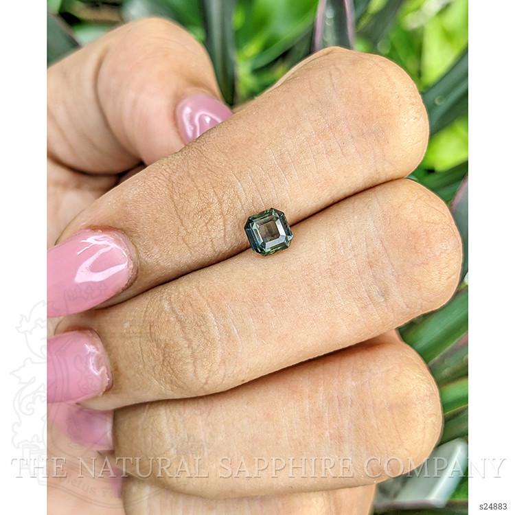 0.93 Ct. Greenish Brown Sapphire from Madagascar