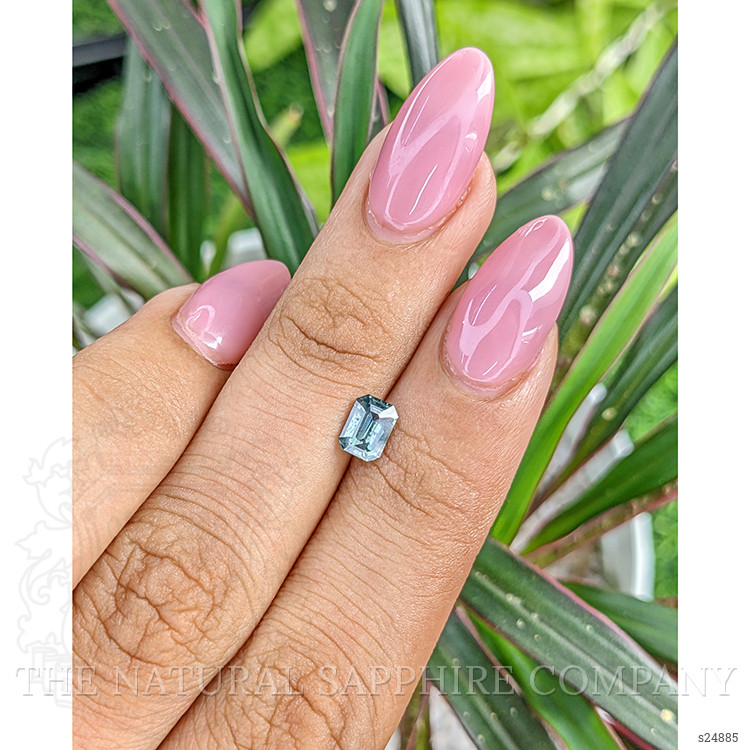 0.82 Ct. Bluish Green Sapphire from Madagascar