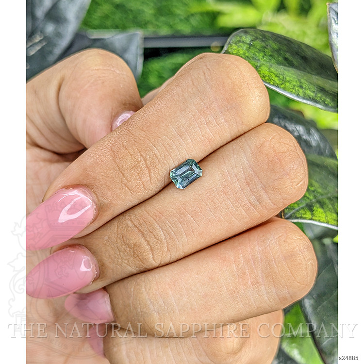 0.82 Ct. Bluish Green Sapphire from Madagascar