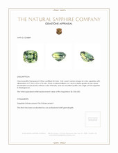 2.06 Ct. Sapphire from Madagascar Appraisal