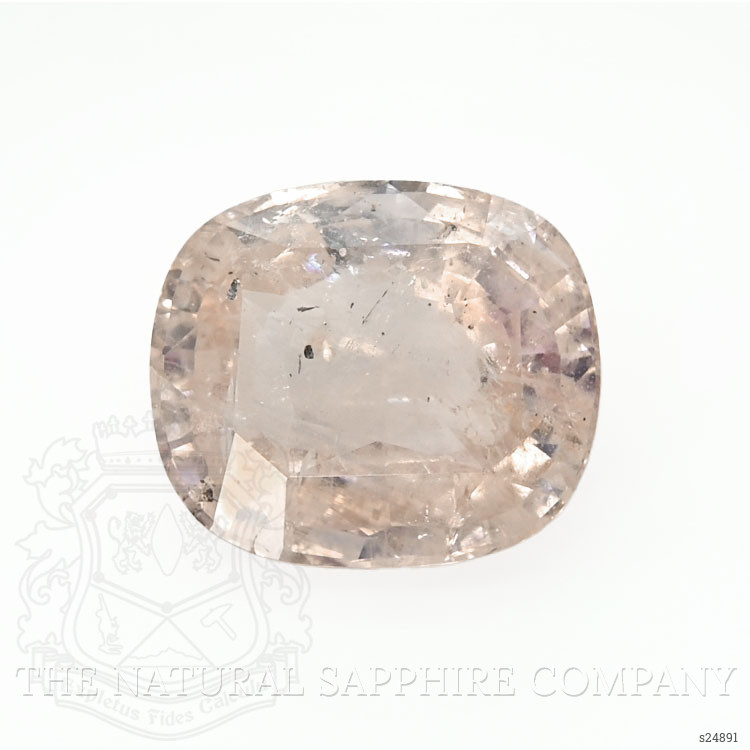 15.09 Ct. Peach Sapphire from Ceylon (Sri Lanka)
