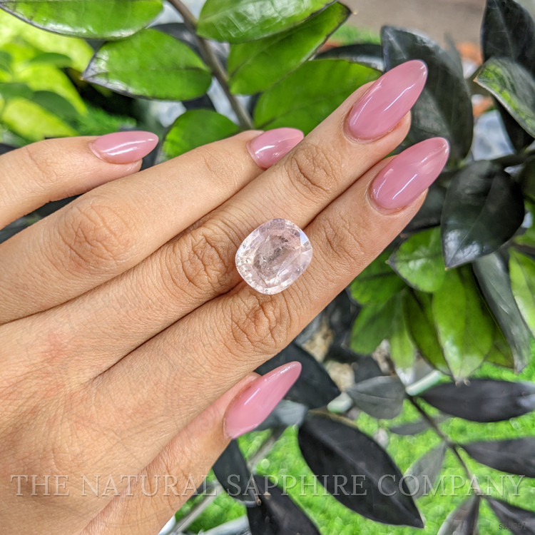 15.09 Ct. Peach Sapphire from Ceylon (Sri Lanka)
