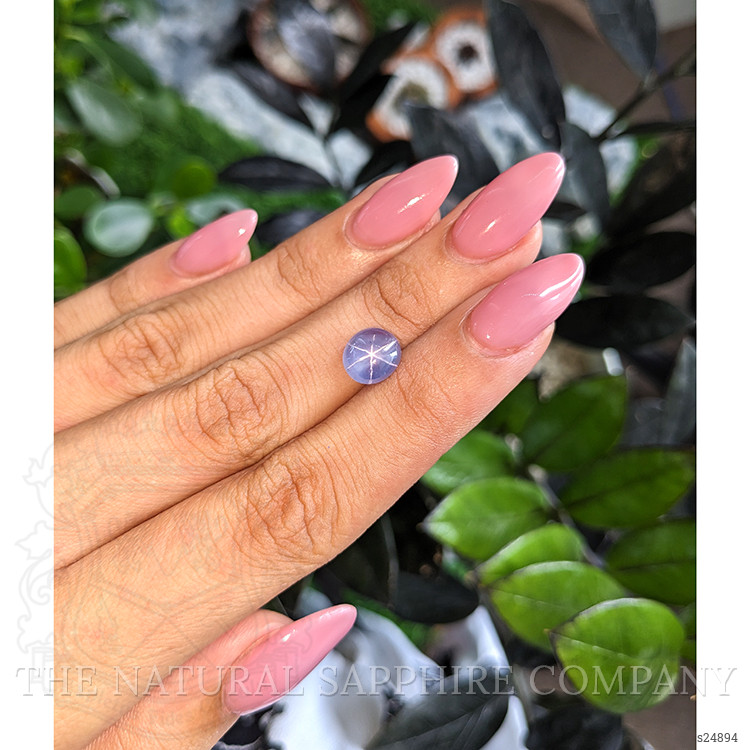 4.44 Ct. Blue Star Sapphire from Ceylon (Sri Lanka)