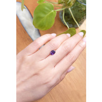 1.40 Ct. Pinkish Purple Sapphire from Ceylon (Sri Lanka) Life Style