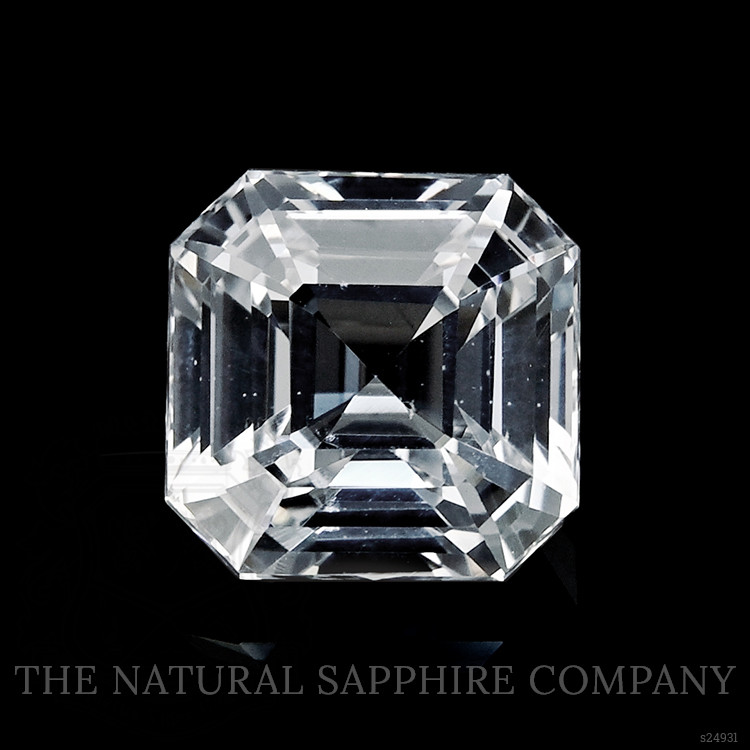 2.52 Ct. White Sapphire from Ceylon (Sri Lanka)