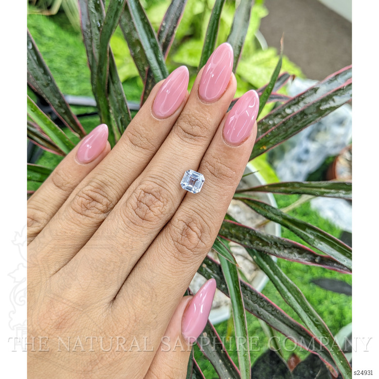 2.52 Ct. White Sapphire from Ceylon (Sri Lanka)