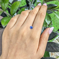 0.86 Ct. Blue Sapphire from Ceylon (Sri Lanka) Life Style