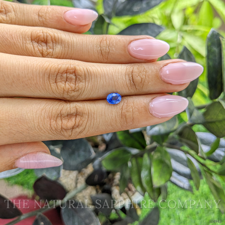 1.05 Ct. Blue Sapphire from Ceylon (Sri Lanka)