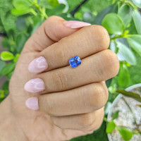 1.29 Ct. Blue Sapphire from Ceylon (Sri Lanka) Life Style