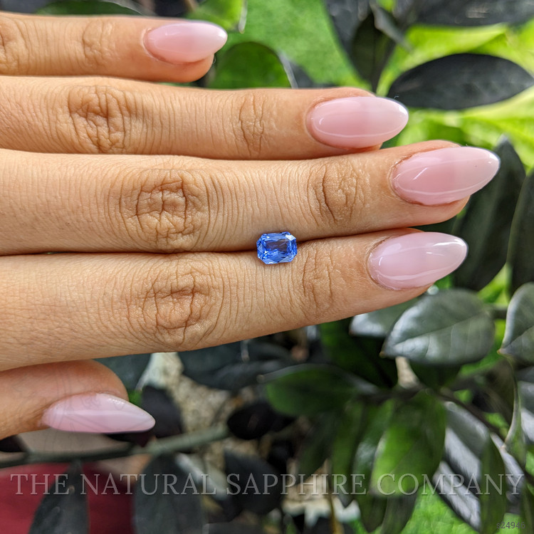 1.30 Ct. Blue Sapphire from Ceylon (Sri Lanka)